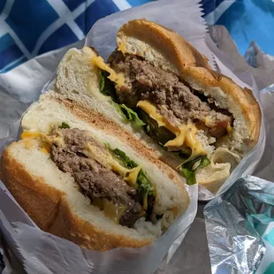 Cheeseburger Sub