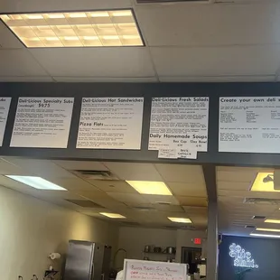 Menus
