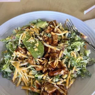 Barbecue chicken salad