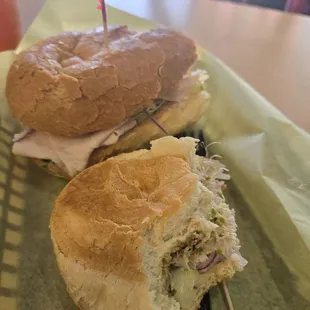 Turkey and provolone. Delicious.