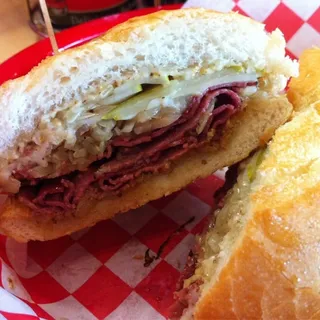 R.J.'s Fried Pastrami Reuben
