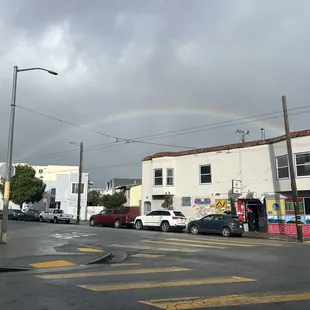 Deliman on a rainy day