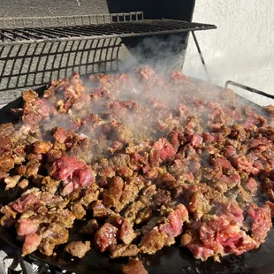 Carne asada nachos!!