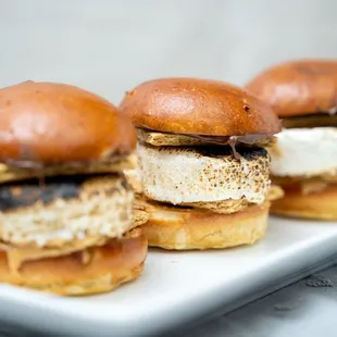 Peanut Butter Smore Sliders
