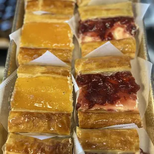 Apricot &amp; Cherry Cream Cheese Danish