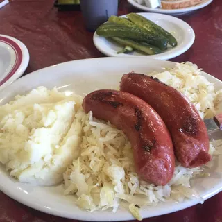 Knockwurst Platter