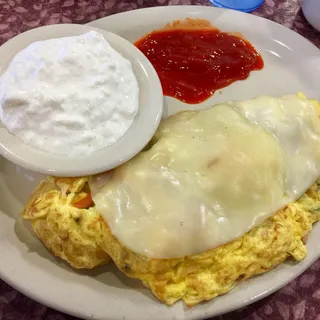 Deli News Veggie Omelet