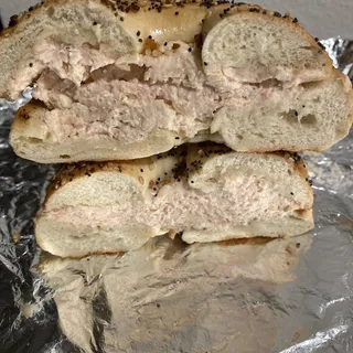 Bagel with Homemade Nova Lox Spread