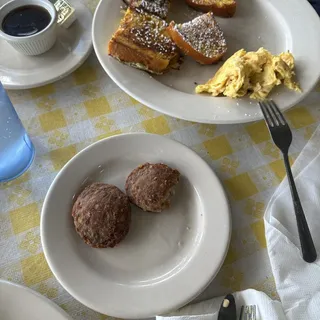 Side of Sausage Patties Breakfast