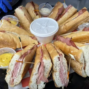 Cuban Sandwich Party Platter Tray
