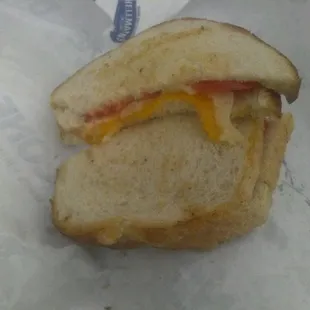 Grill cheese w/tomatoe..delicious