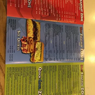 Main menu