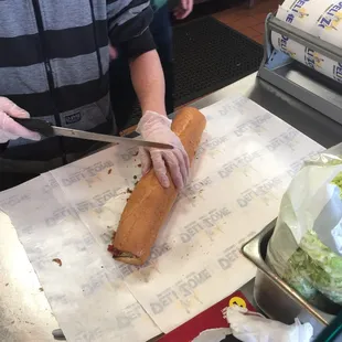 Got a 20" sub today for football Sunday! Great service and quality food!