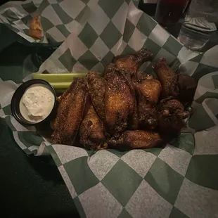 Chesapeake wings (honey and old bay )