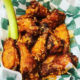 Sriracha Garlic Parmesan Wings