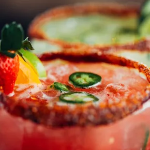 Spicy Strawberry Margarita