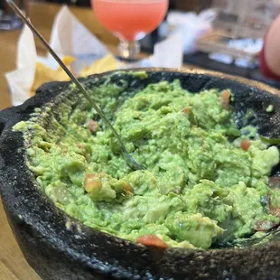 Up close and personal with the Table Side Guacamole