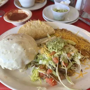 Cheese puff  Taco  Cheese enchilada And fajita chalupa