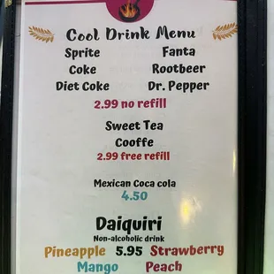 Drinks &amp; Daiquiris