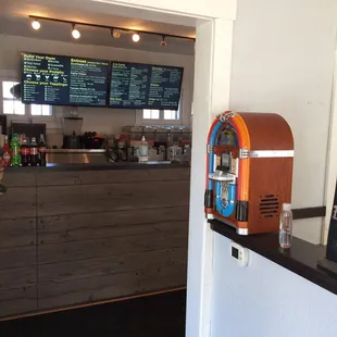 This is area where they take your order.