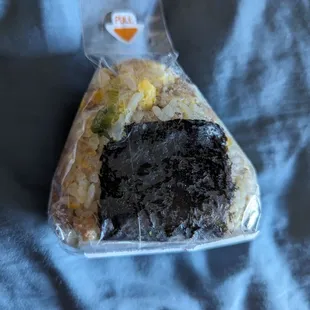 Ginger beef rice ball