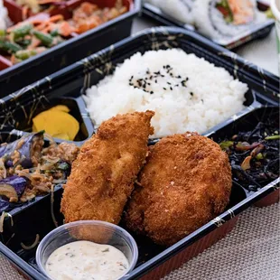 IG @annette.chew - 4 item bento (crab croquette)