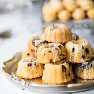 Blueberry Mini Bundt Cakes. Photo by Kirsten Marie Photography