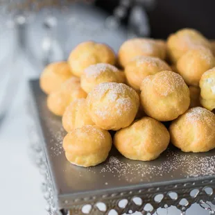 Perfect little cream puffs. Photo by Kirsten Marie Photography