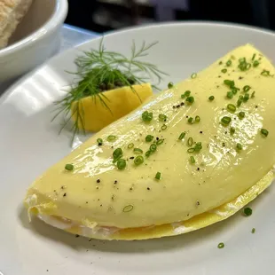 Salmon Omelette: Fresh, flavorful, and perfectly fluffy. A savory delight!