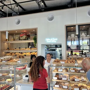 people in a bakery