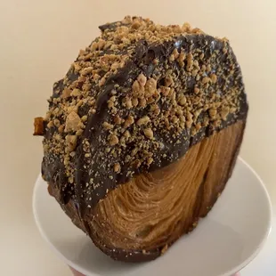 Hazelnut rolled croissant