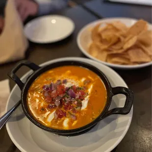 Queso Fundido Con Chorizo