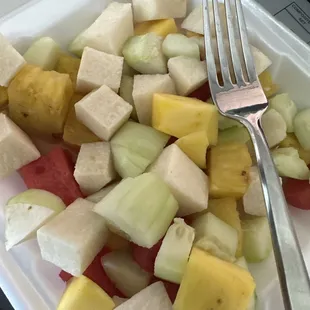 Jicama, cucumber, mango, pineapple, watermelon!!