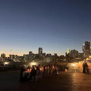 Beautiful rooftop event in the center of DTLA