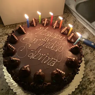 Here is the best Birthday cake I ever had!!!