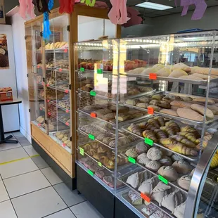 a variety of baked goods