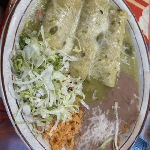 Susanne's enchiladas with shredded beef