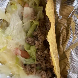 Beef taco