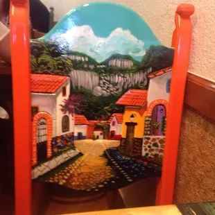 Beautifully painted furniture.