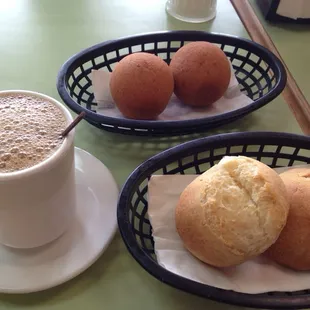 food, dough desserts, donuts