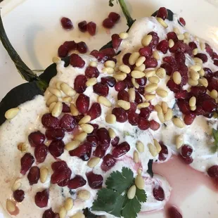 Chiles en nogada