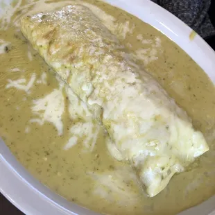 Wet barbacoa burrito