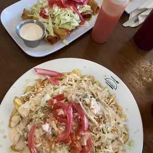 Pollo con tajadas