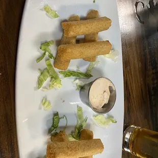 Yuke fries and blood sausage