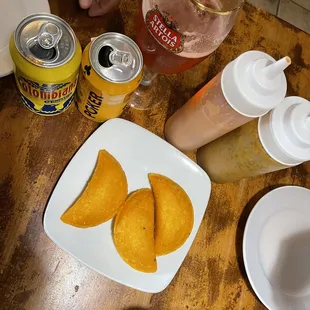 Gotta have the sauce with the empanadas