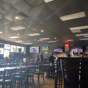 the inside of a restaurant