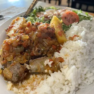 a plate of food