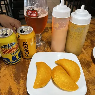 Refajo beer. Beer and a special soda mixed together. Really good