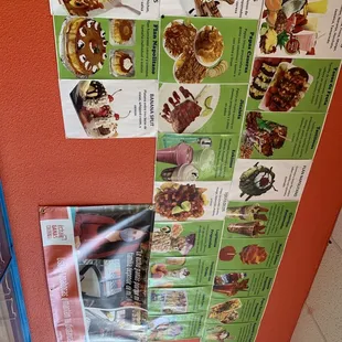 a menu of mexican food