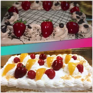 Chocolate / Vanilla Cakes